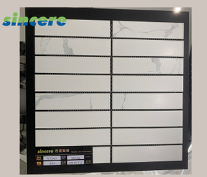 고품질 대리석 디자인 카라라 흰색 직사각형 도자기 모자이크